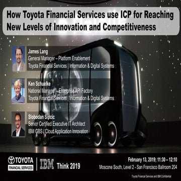 Toyota Financial Services Digital Transformation - Think 2019