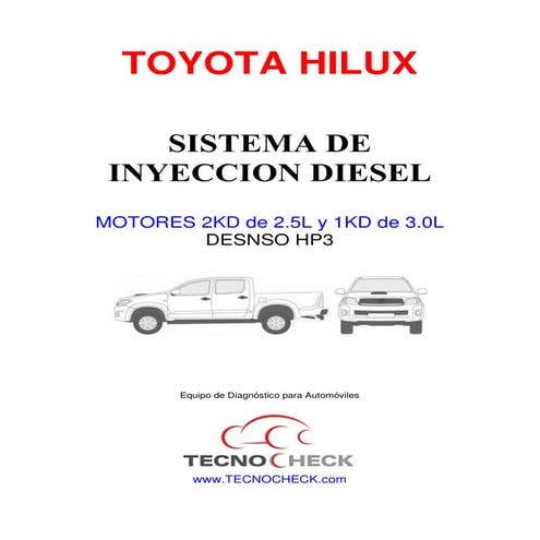 Toyota hilux Sistema de Injeção diesel 