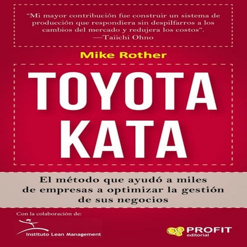Lean Manufacturing Manual de como se trabaja en toyota way
