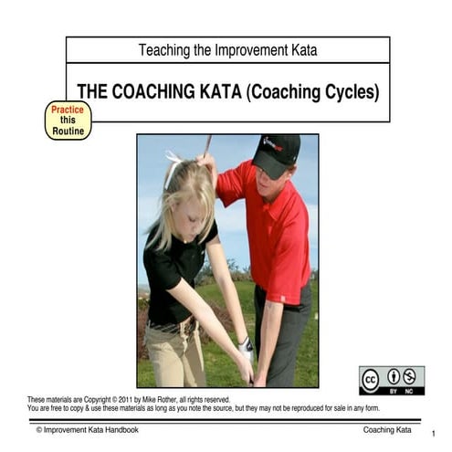 Toyota kata 5 coaching cycles