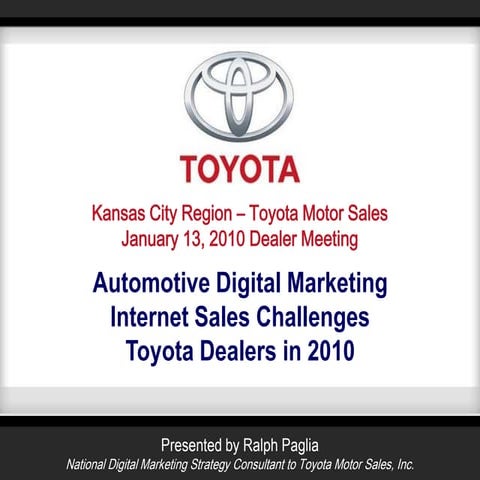 Toyota Kansas City Region Dealer Summit - 2010