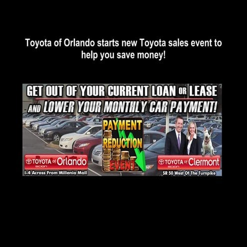 Toyota of Orlando starts new Toyota sales event to help you save money ...