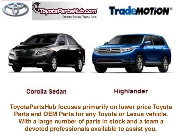 Toyota parts catalog