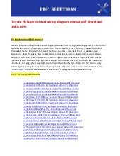 Toyota estima electrical wiring diagram manual pdf download 1990 2013