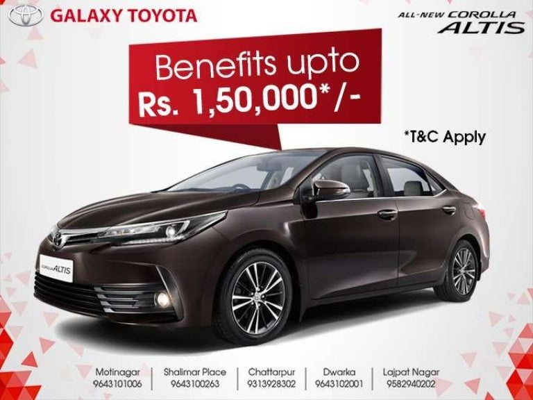 Latest Offers in Toyota Cars!