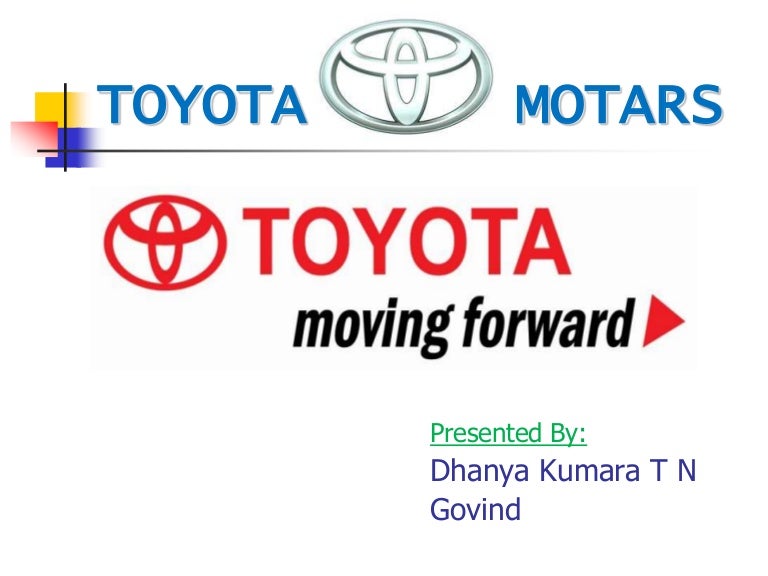 Toyota presentation template picture
