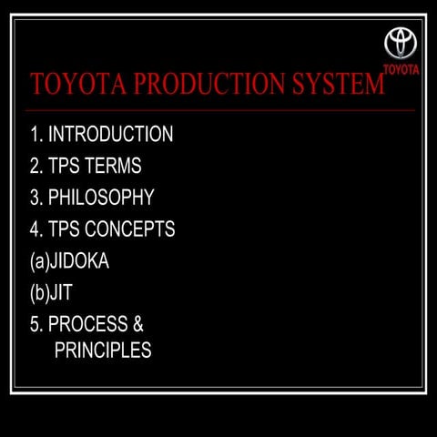 Toyota Production System