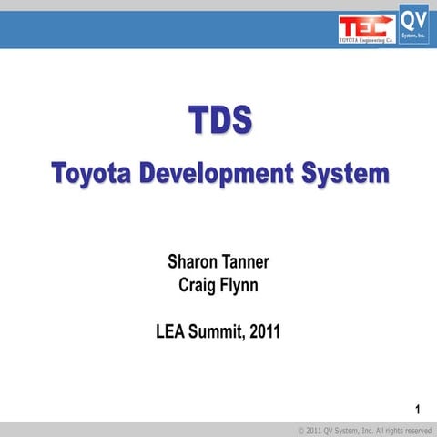 Toyota’s Management System Tools and Behaviours 