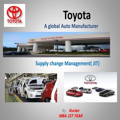 Toyota supply chain management