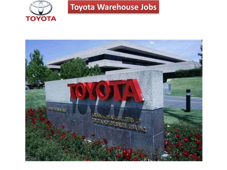 Toyota Warehouse Jobs