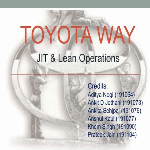 Toyota way