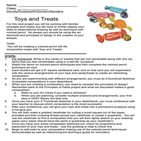 Toysand treatsproject