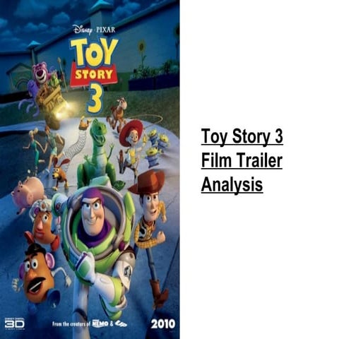 Toy Story Teaser Trailer Analysis