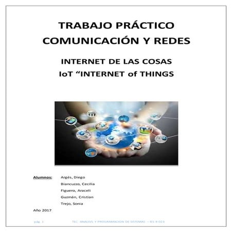 IoT - Internet de las Cosas - Internet of things