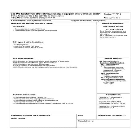 Tp Api 2 Bac | PDF