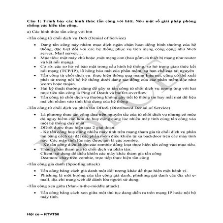 An ninh trong he thong tong tin