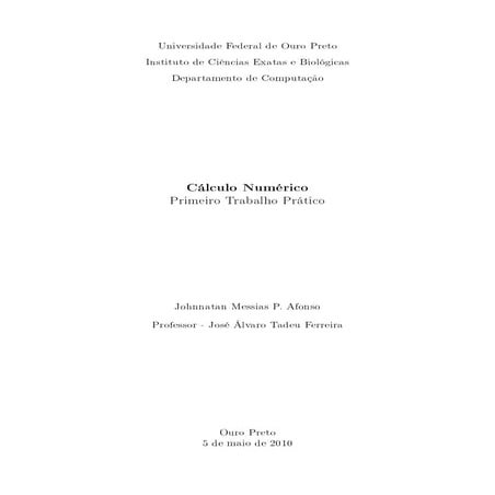 Cálculo Numérico: Interpolação Polinomial com Bubble Sort