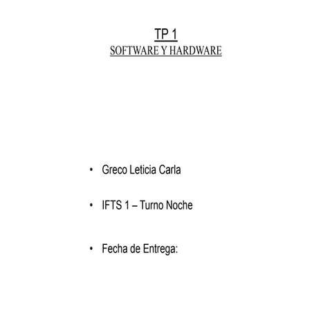 Tp n° 1 informatica . | PPTX