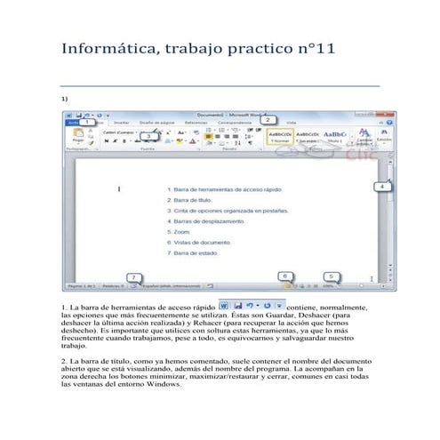 Cosas de word resumen para examen basicas | PDF