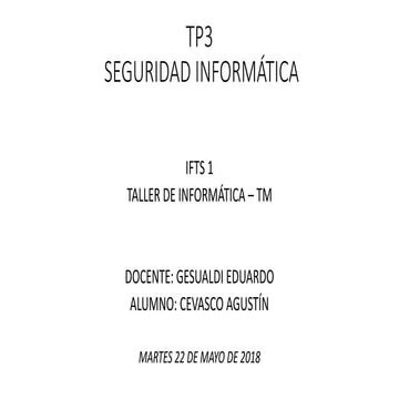 Seguridad Informática 