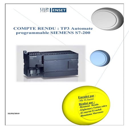 Tp3 automate programmable siemens s7 200