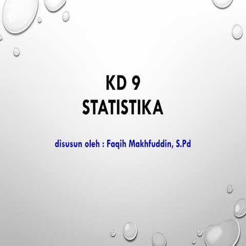 TP 7 Statistika ilmu tentang pendataan. ppt | PPT