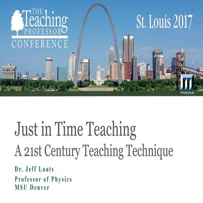 Just-in-Time Teaching - A 21st Century Teaching Technique