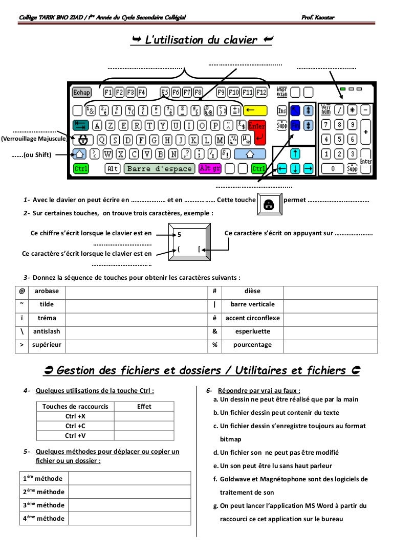 Tp Clavier