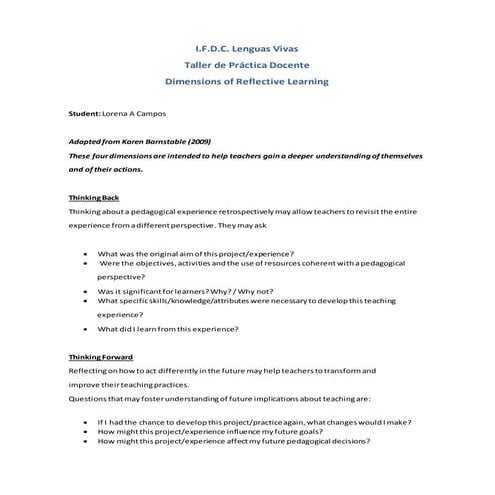 TPD Campos-four dimensions-secondary level- pass