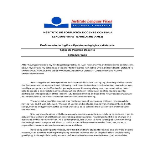 Tpd  kinder reflection-Mercado Sofia 