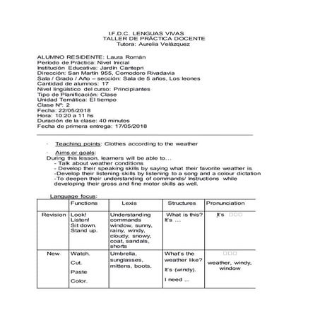 TPD Roman - Lesson 2 - nivel inicial