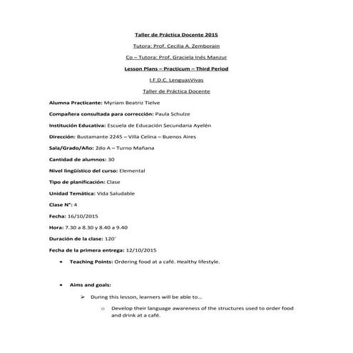 Tpd 2015   tielve - lesson plan 4