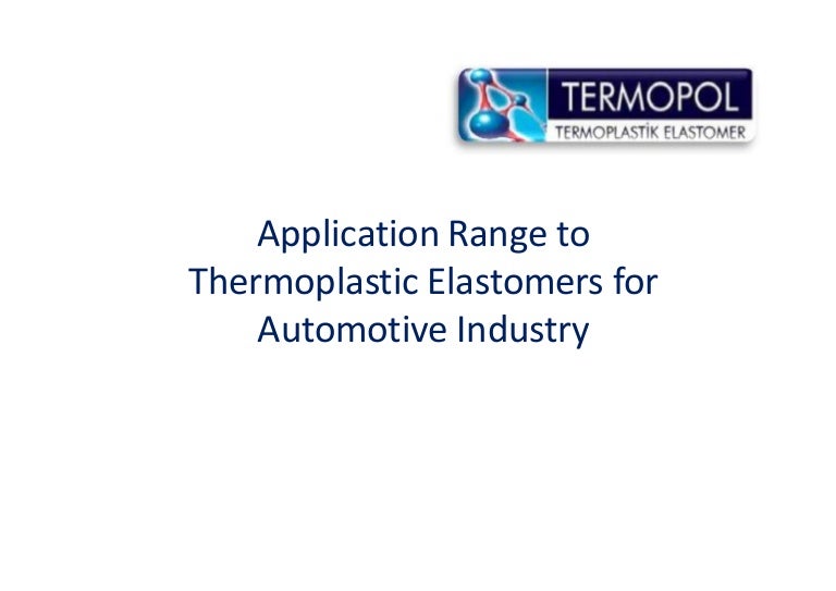 TPE Application Range Automotive