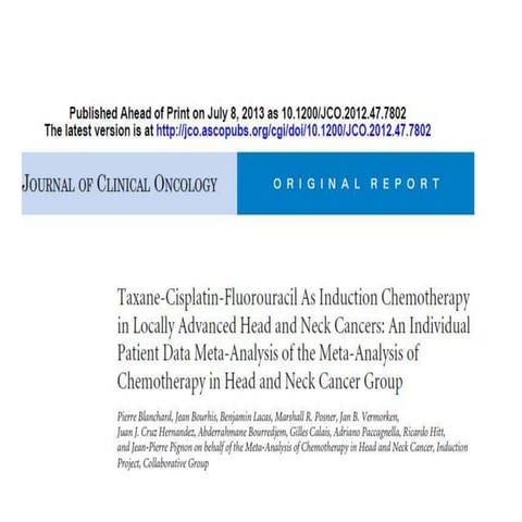 INDUCTION CHEMOTHERAPY WITH TPF IN HEAD & NECK CANCERS 
