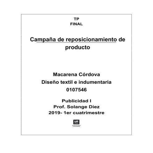 Tp final  publicidad