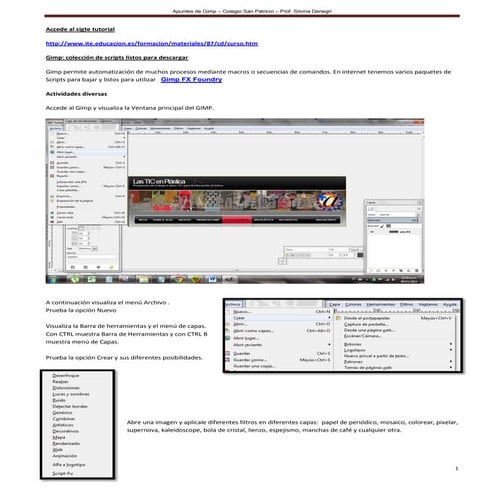 25 trucos-para-seguir-aprendiendo-gimp | PDF