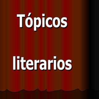 Tópicos literarios