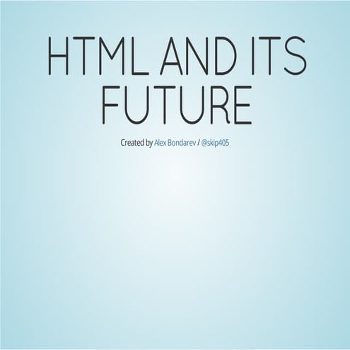 Html5 semantics | PPTX