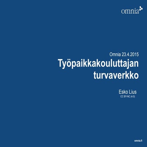 Tpk tukiverkoston työpaja 23.4.2015