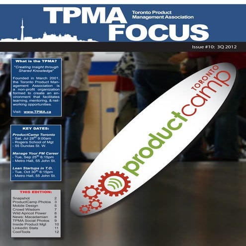 TPMA Focus Newsletter - Issue 10 (3Q2012)