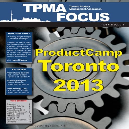 Tpma focus   issue 13 (3 q2013)(1)