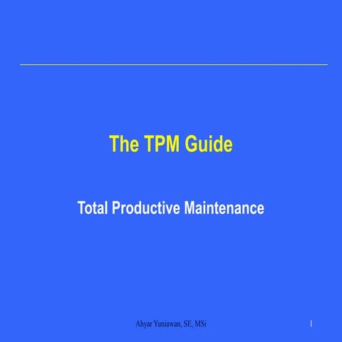 Tpm guide