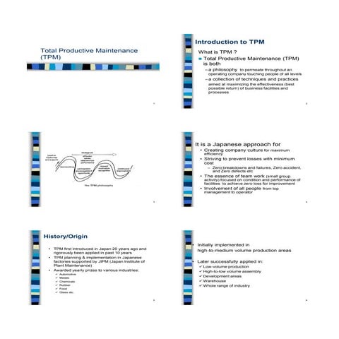 Tpm principles and concepts