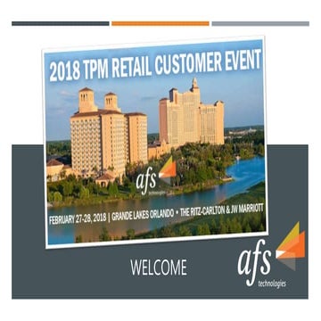 TPM Retail Increasing Business Value - Joel Cartwright