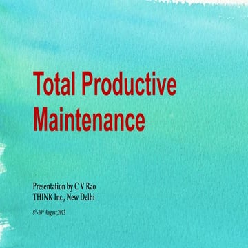 TPM  Seminar - fffffffffffffffffffffffffffffffffffffffff