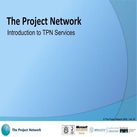 The Project Network - Service Offering