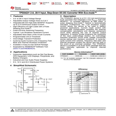 Original  Voltage Regulator & Controller IC TPS54231DR 54231DR 54231 SOP-8 Ne...