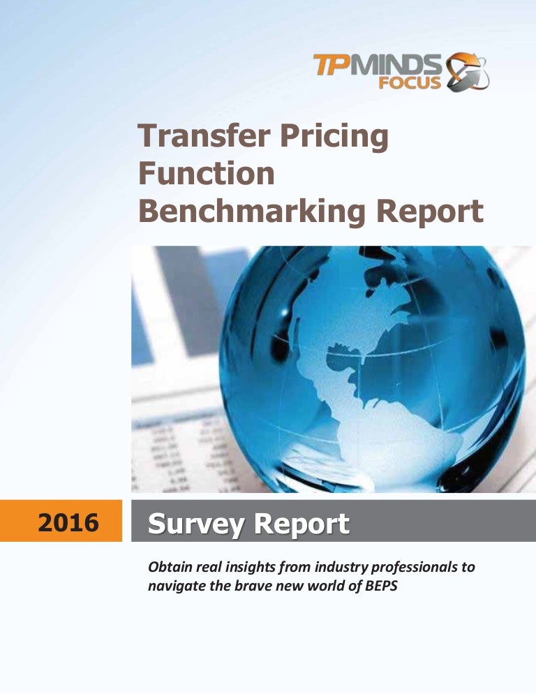 Transfer Pricing Function Benchmarking Report