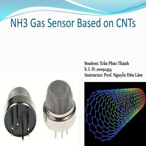 NH3 GAS SENSOR-CNTs