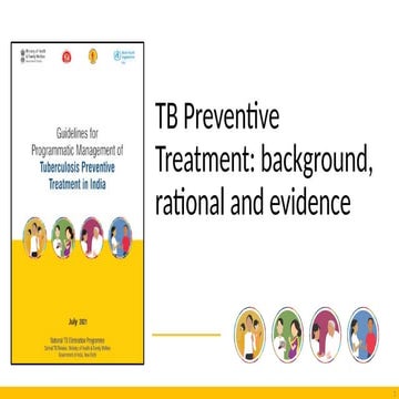 TPT Regimens with Evidences details of all